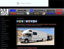 Tablet Screenshot of all-in-one-truck.com